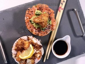 Crispy sushi torentjes