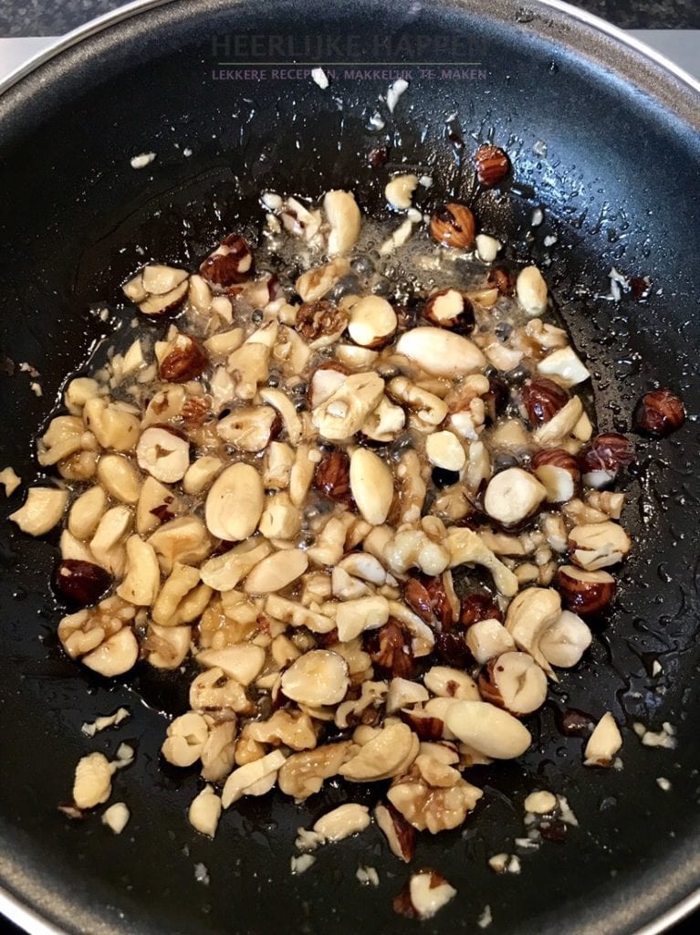 pan met noten pompoen recept uit de oven