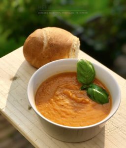 Gegrilde tomatensoep met Provençaalse kruiden