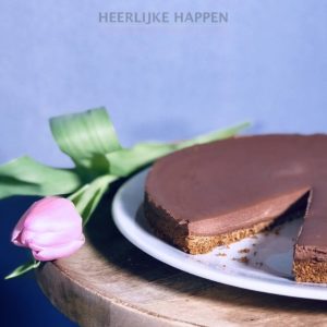 No-bake chocolade mascarpone taart