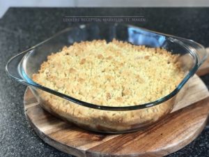 heerlijke apple crumble
