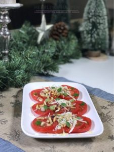 Zoete tomaten carpaccio