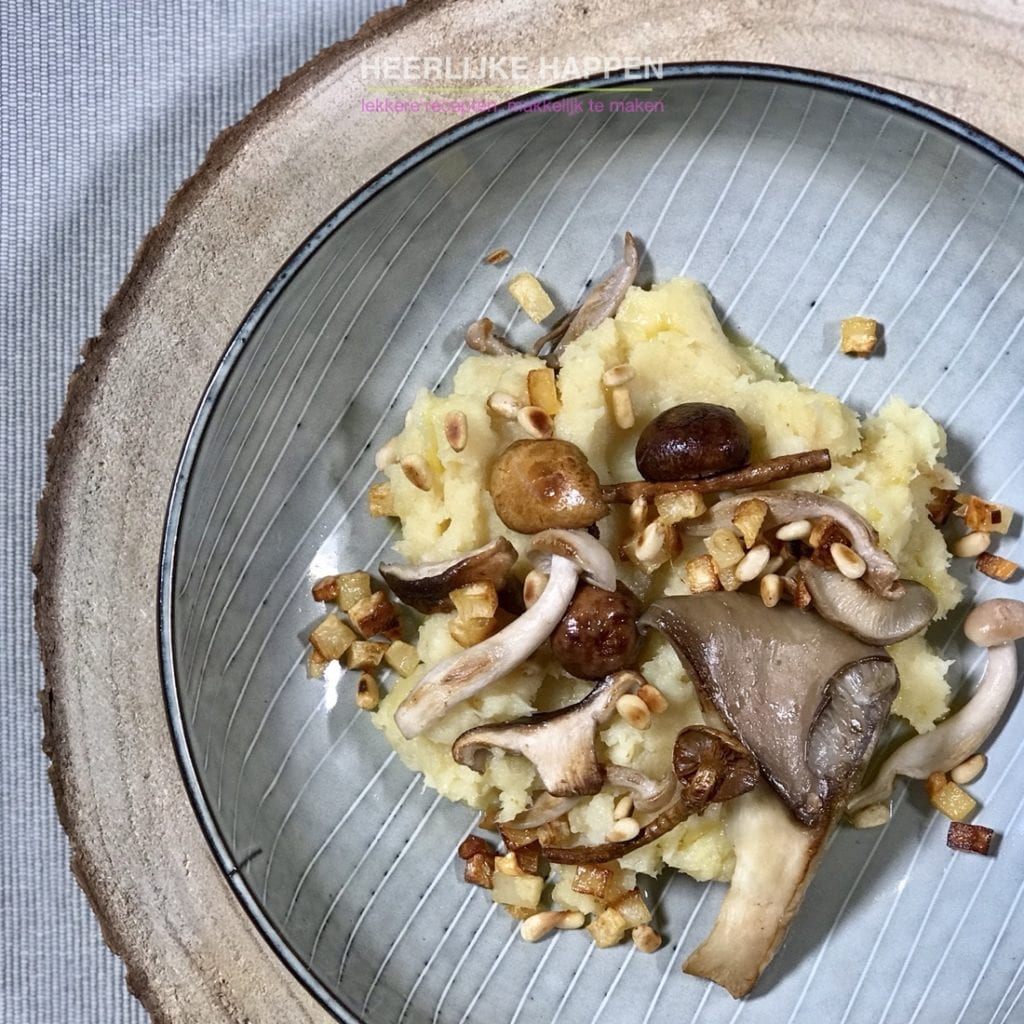 Hutspot met champignons en shiitake