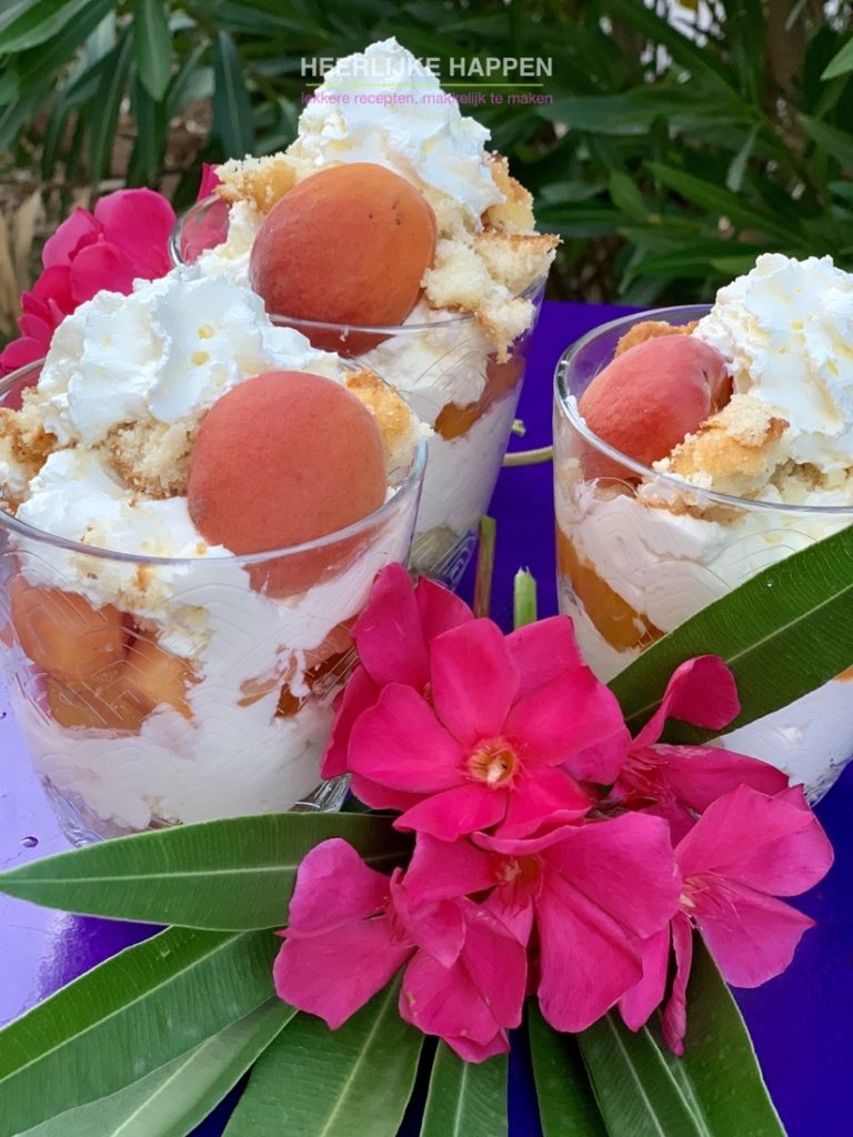 Zomers toetje met Franse abrikoos