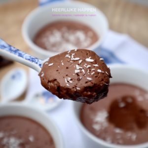 Romige chocolademousse van Aquafaba