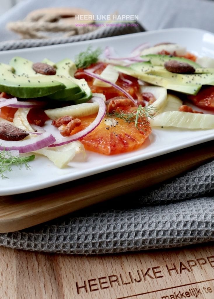 Venkelsalade met bloedsinaasappel