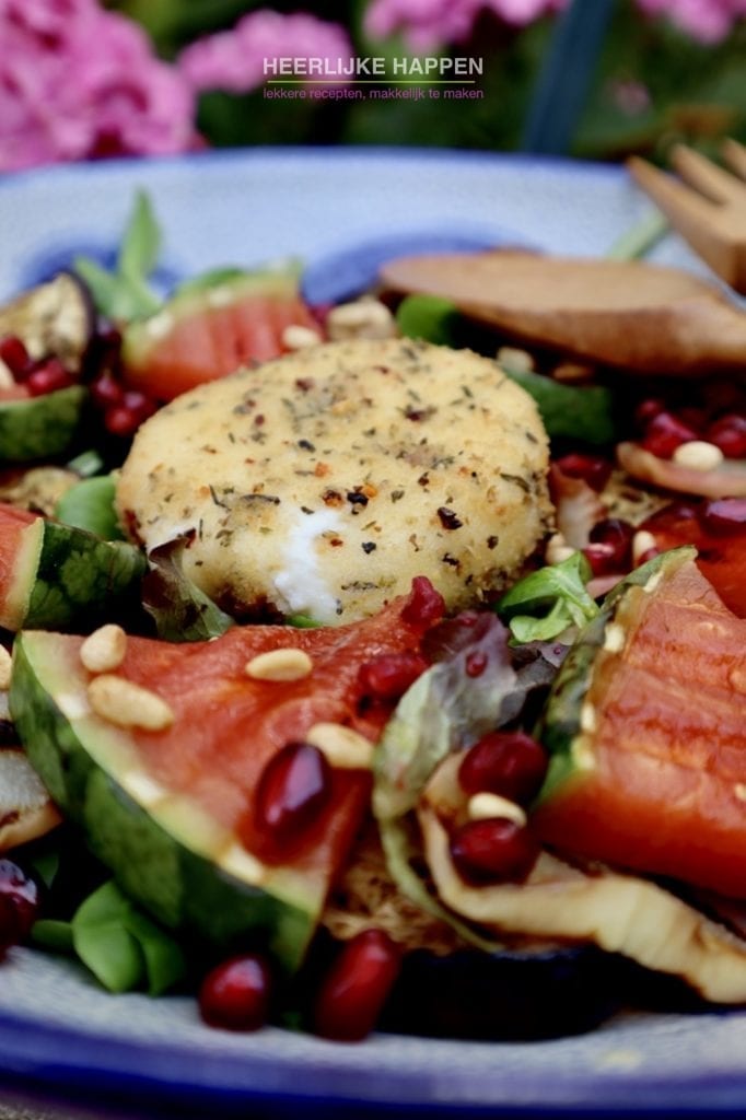 burrata gegrilde groenten
