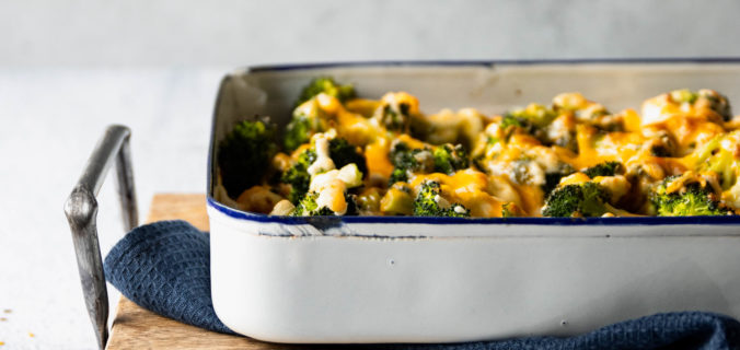 Low carb broccoli cheddar ovenschotel