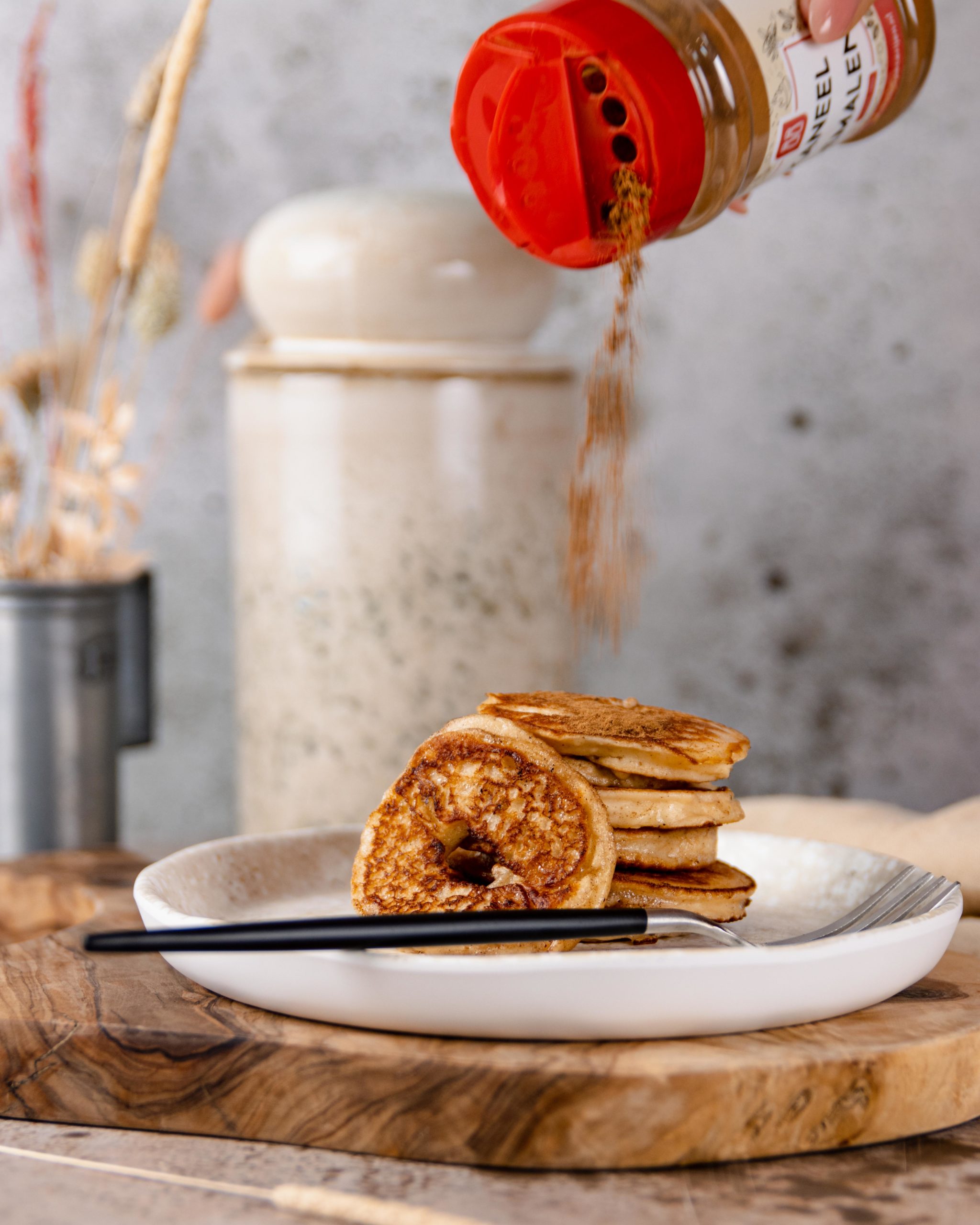 Appel kaneel kwark pannenkoeken Heerlijke Happen