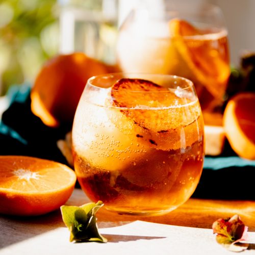 Amaretto brûlée mandarijn cocktail