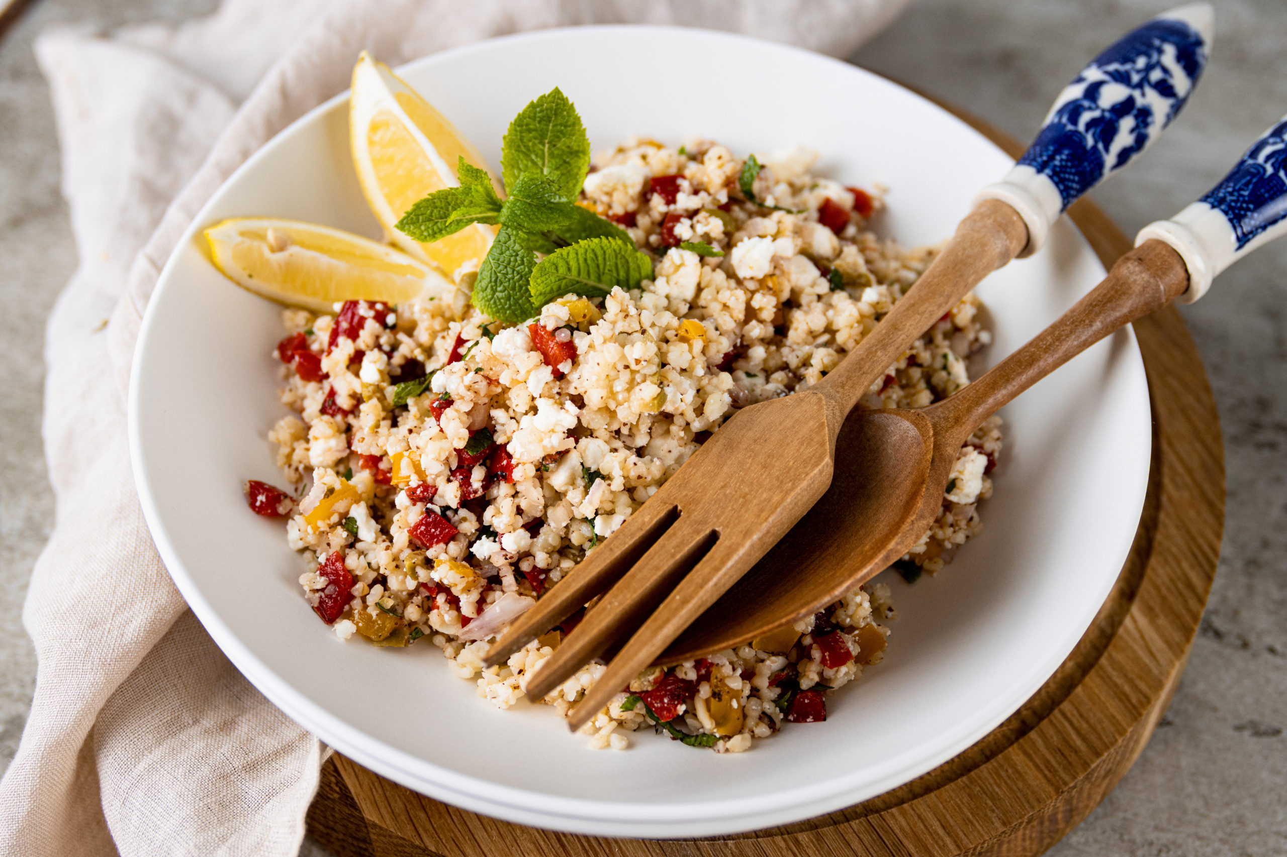 Tabouleh Salade met Feta: Libanese Peterseliesalade - Heerlijke Happen