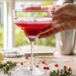 Granaatappel tijm wodka sour