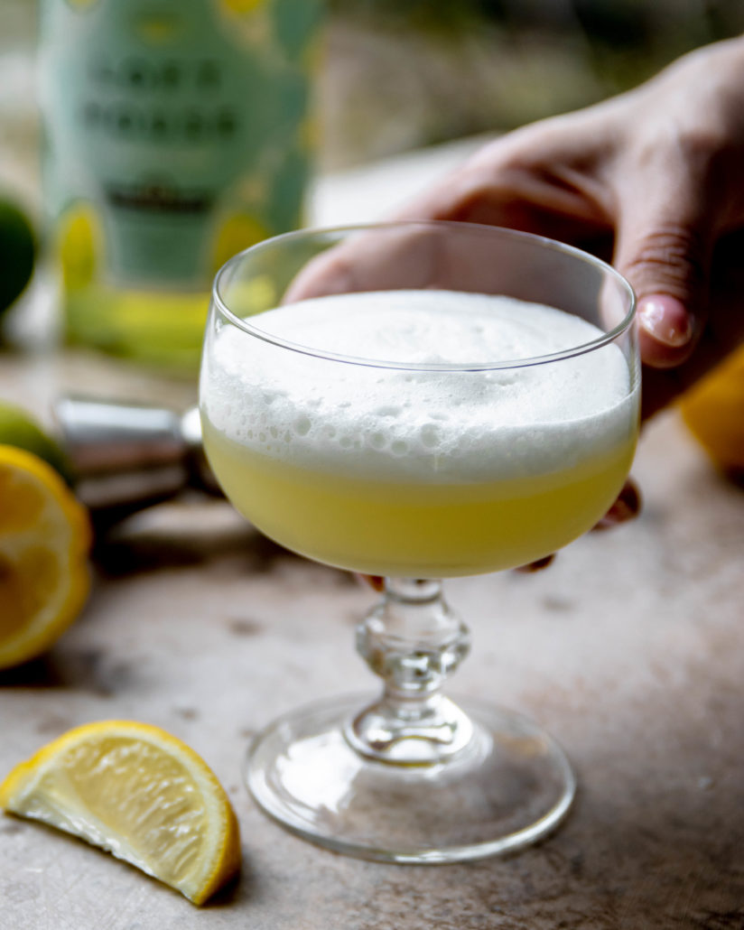 Limonzero lime syrup mocktail