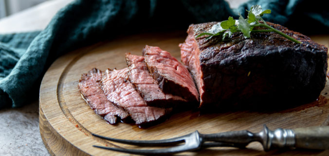 gekruide rosbief uit de oven