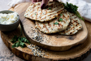 Cottage cheese flatbread