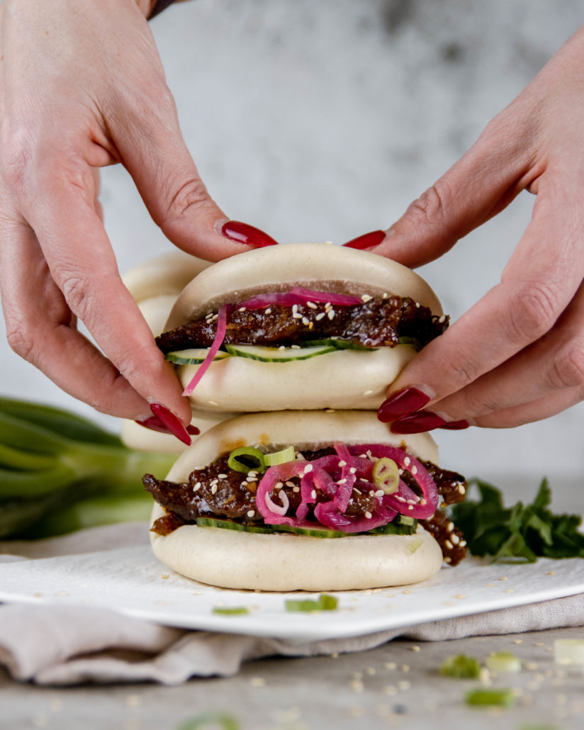 Heerlijke Sticky Beef Bao Buns met Groenten