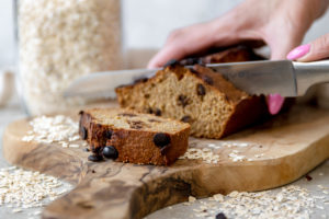 Havermout bananen proteïne brood