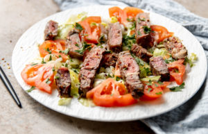 Pittige ribeye van de bbq