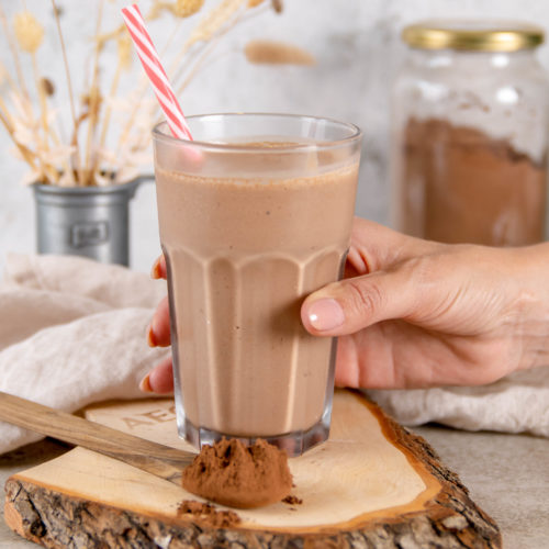 Cottage cheese choco shake