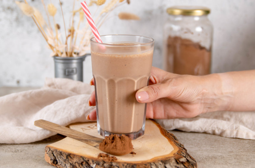 Cottage cheese choco shake