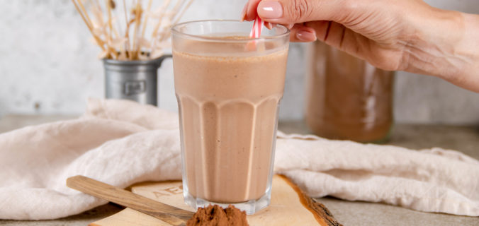 cottage cheese choco shake