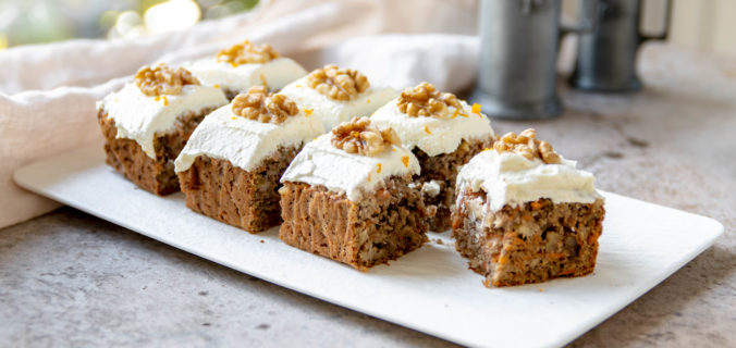 Gezonde carrot cake bites