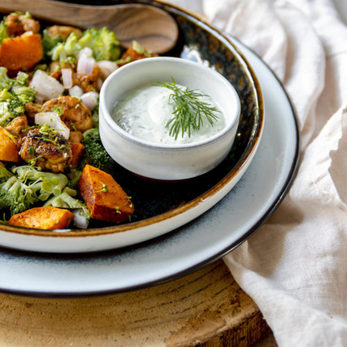 Green goddess cottage cheese dressing