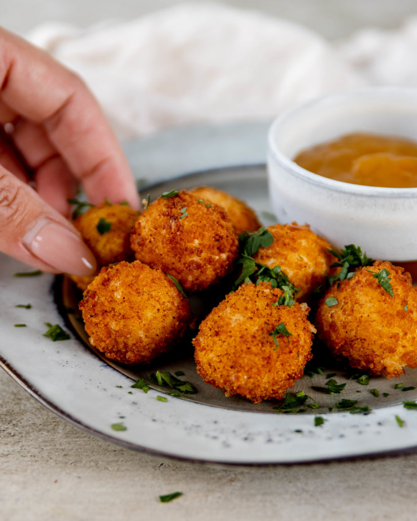 Cottage cheese snack bites