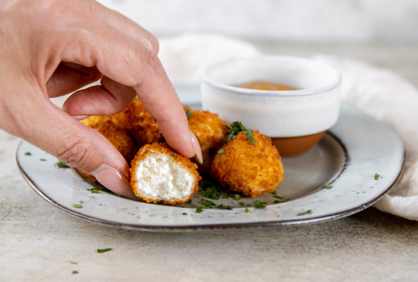 Cottage cheese snack bites