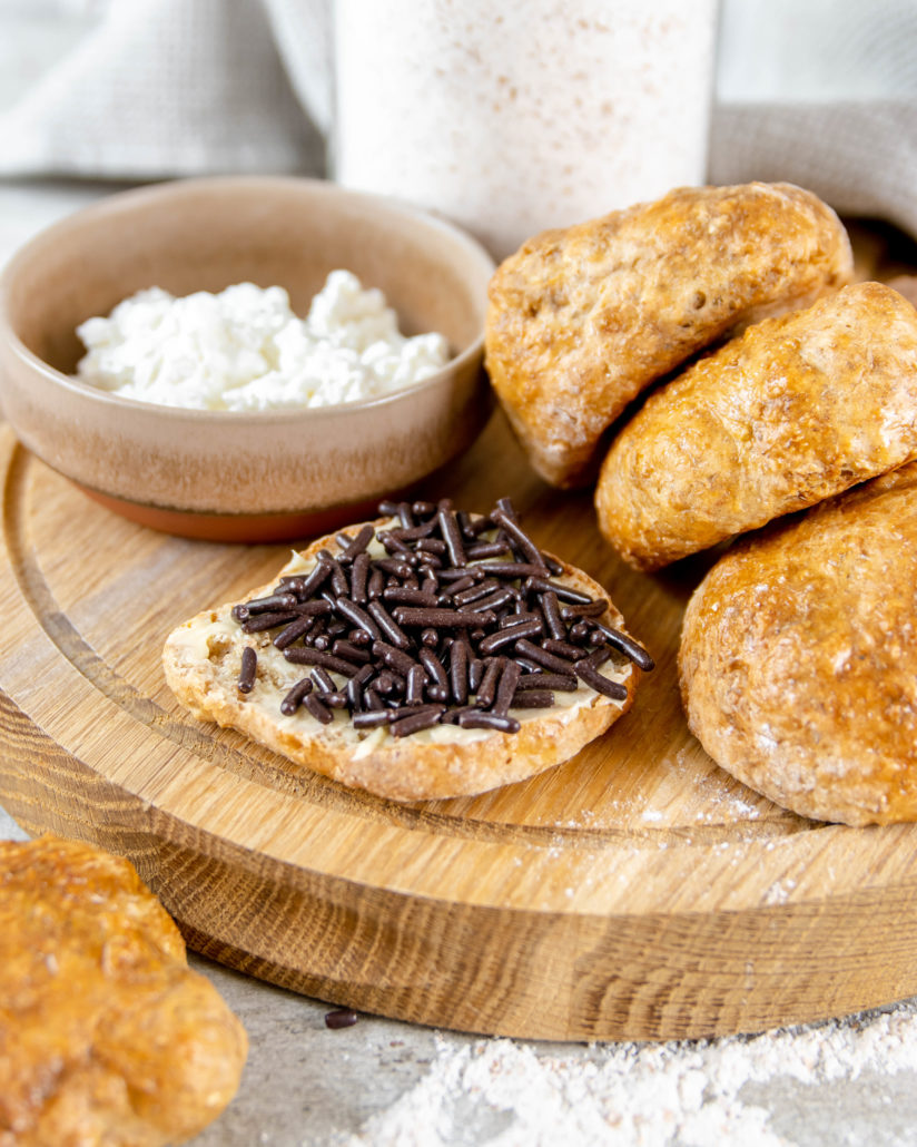 Cottage cheese vanille broodjes