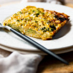 Koolhydraatarme cottage cheese broccoli quiche