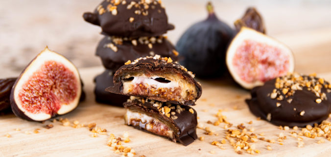 Chocolade dadel vijg snack