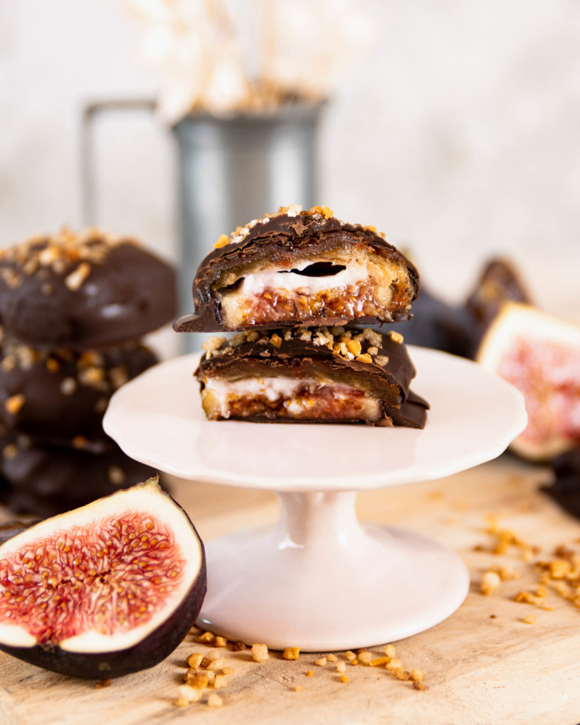 Chocolade dadel vijg snack 