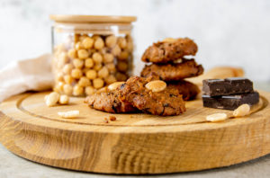 Chocolat chip kikkererwt cookie